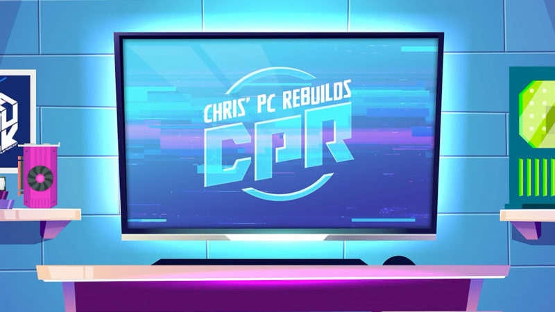 Chris’ PC Rebuilds Logo + Ident